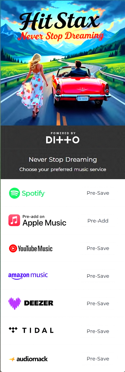 Hitstax Never Stop Dreaming